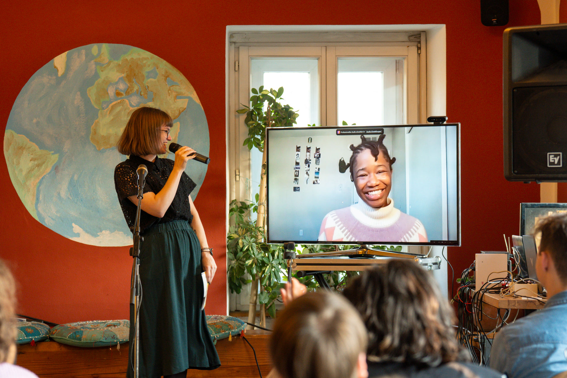 Delight Ejiaka joining virtually © Manuela Scherkl