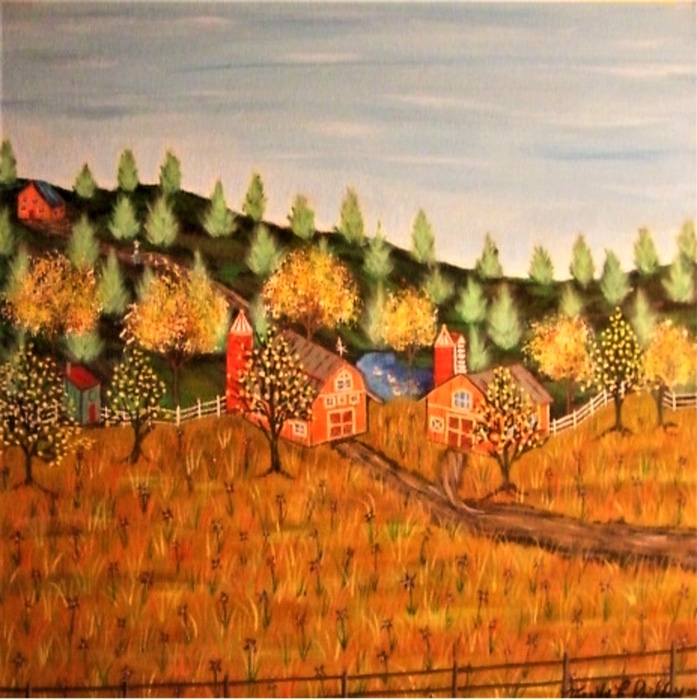 "Little Red Barns" by Timothy F Phillips