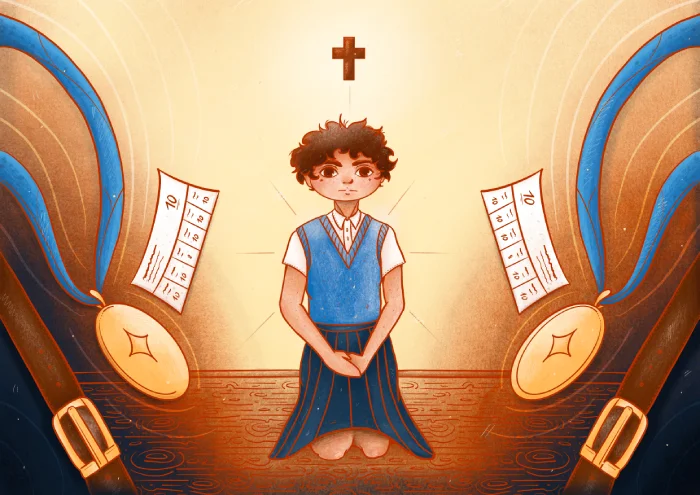 "Being proud is a sin" by Madeleine Matzer