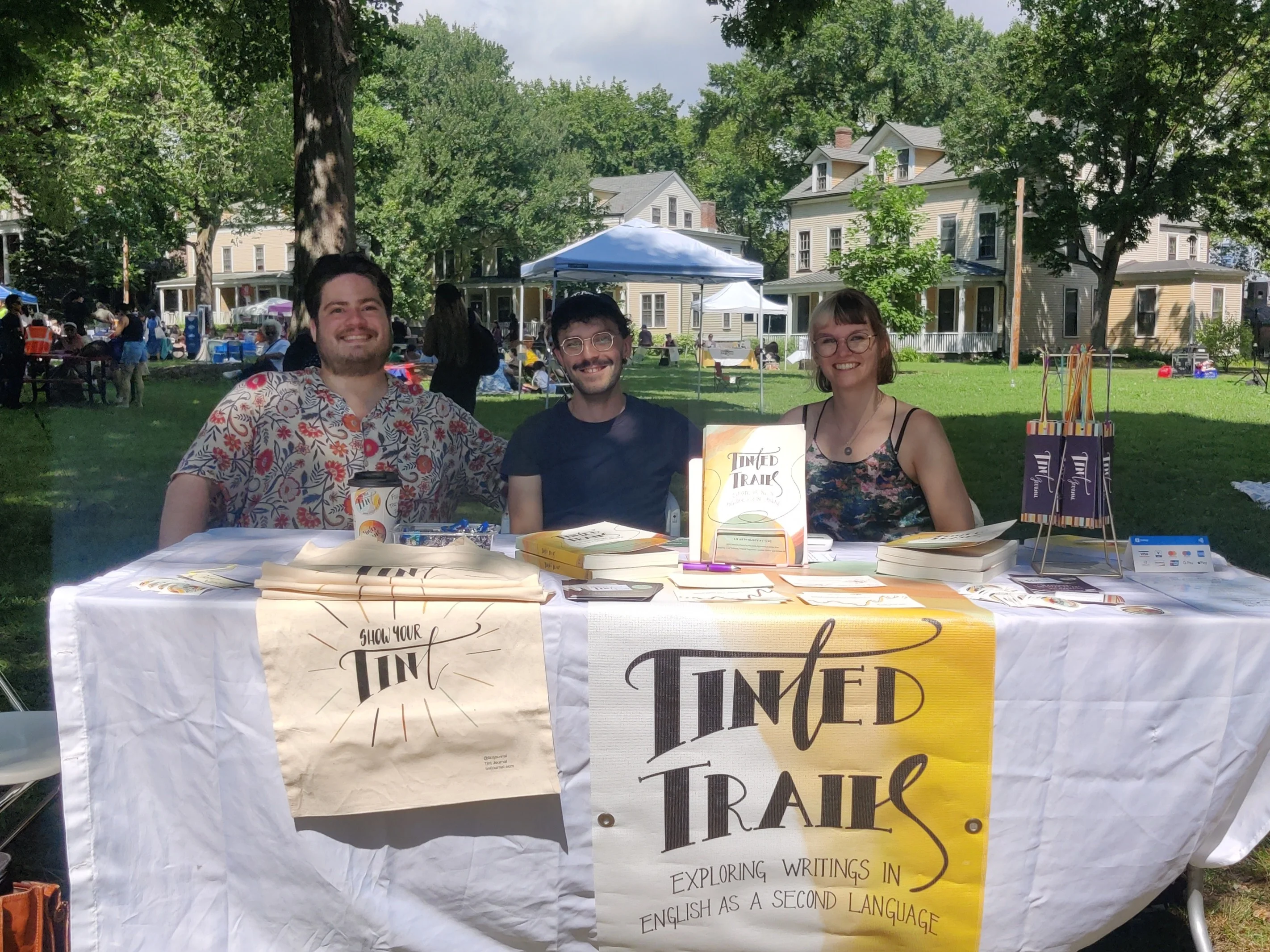 NYC Poetry Festival 2025; Matthew Monroy, John Salimbene & Lisa Schantl © Tint